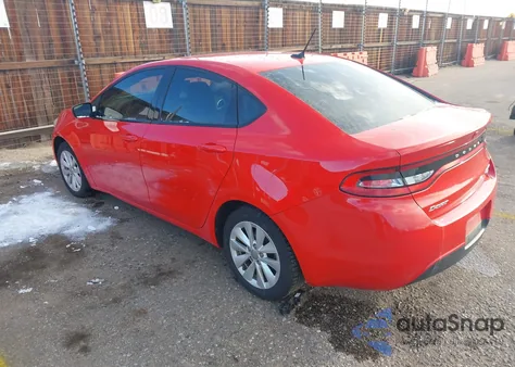 2016 Dodge Dart Aero z USA, uszkodzony, nr VIN 1C3CDFDH0GD750980
